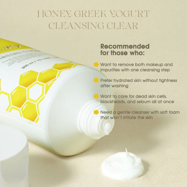 DeaLucey Honey Greek Yogurt Cleansing Clear
