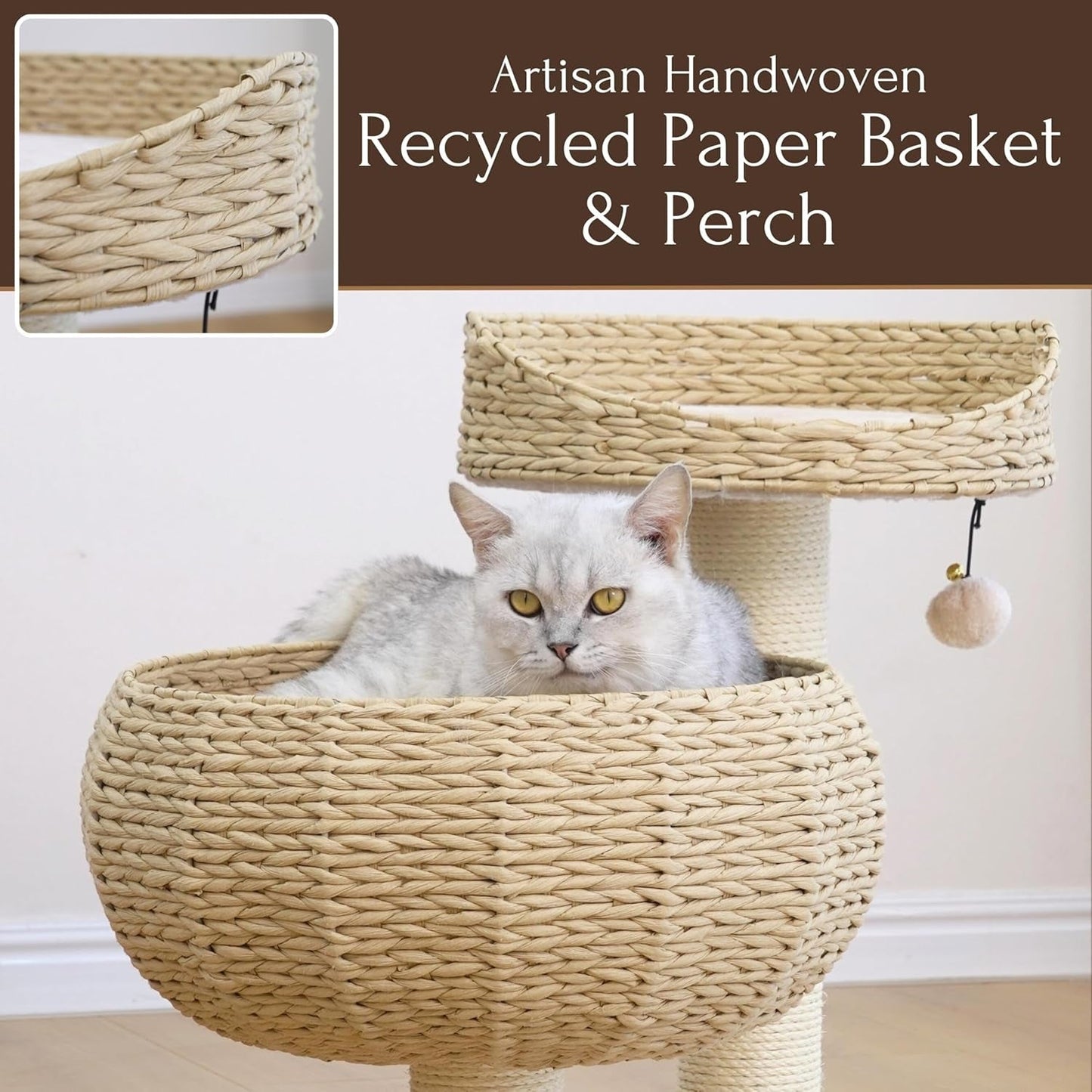 PetPals Cozy Cat Tree – Eco-Friendly, Stylish & Fun for Your Cat!