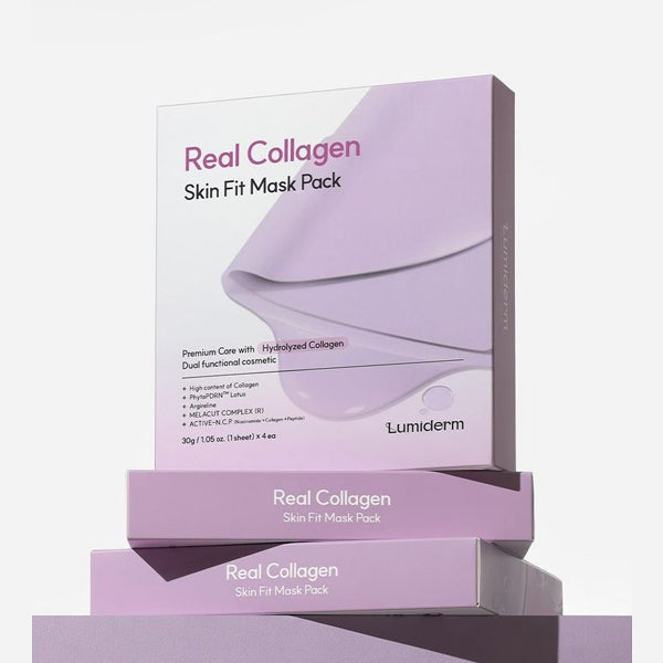 LUMIDERM Real Collagen Skin Fit Mask Pack