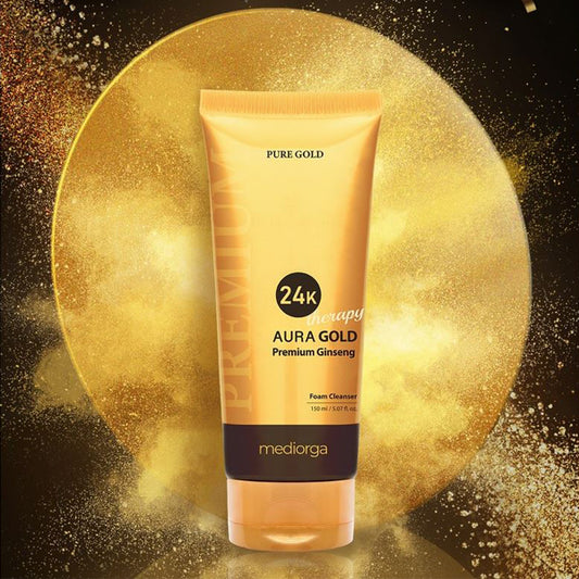 MEDIORGA 24K Aura Gold Foam Cleanser