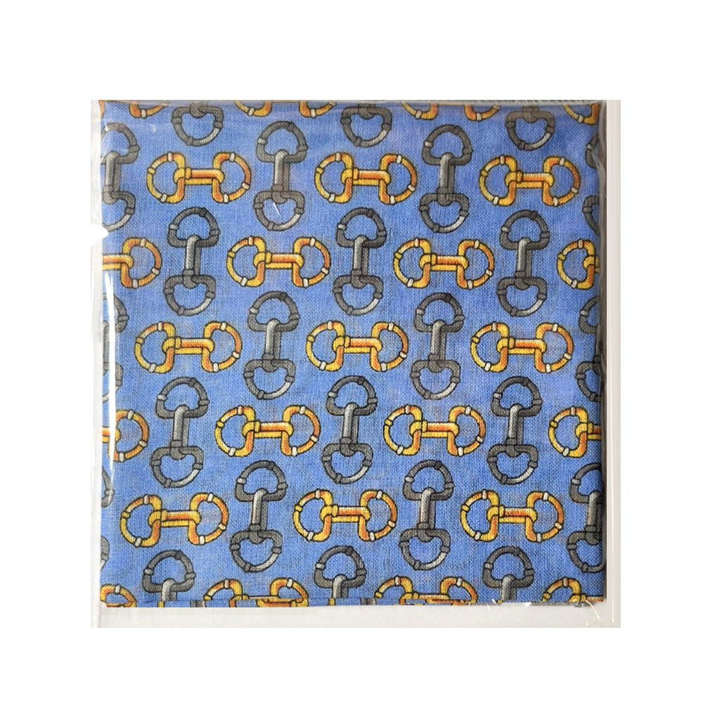 100% Cotton Fashion Square Scarf Made in Korea with Design Pattern