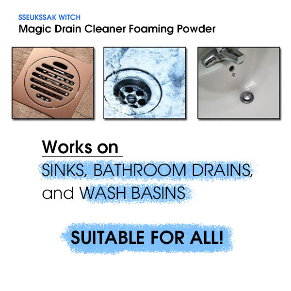 [Sseukssak Witch] Magic Drain Foaming Cleanser Powder