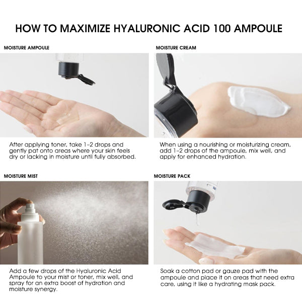 LIKE THIS Pure Hyaluronic Acid 100 Ampoule - Add for Extra Hydration