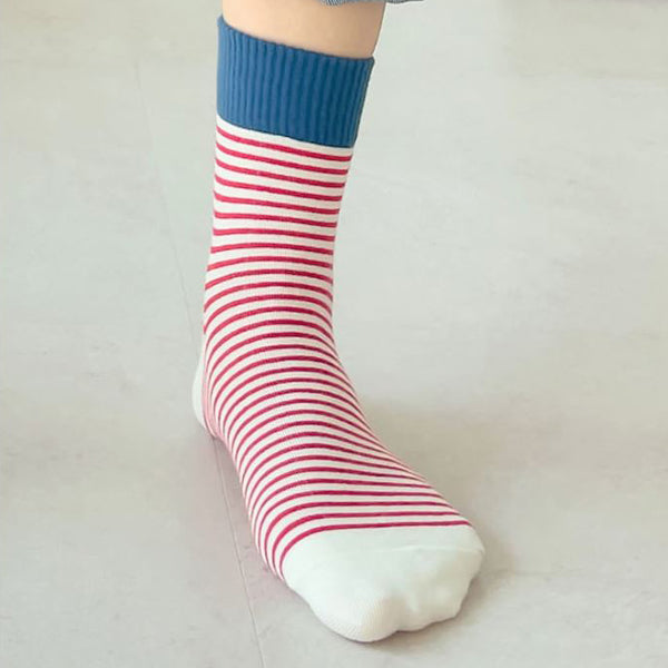 Premium Women’s Fashion Crew Socks with Design Patterns