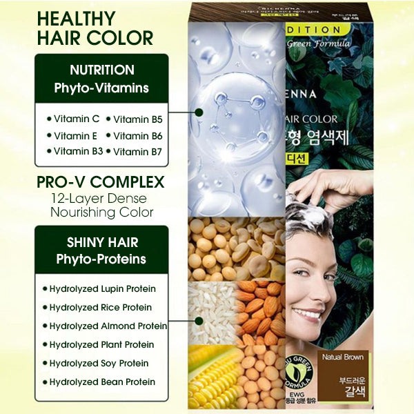 RICHENNA EZ Speedy Shampoo-Like Hair Color - Green Edition