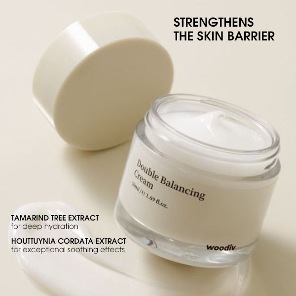 WOODIV Double Balancing Vegan Cream