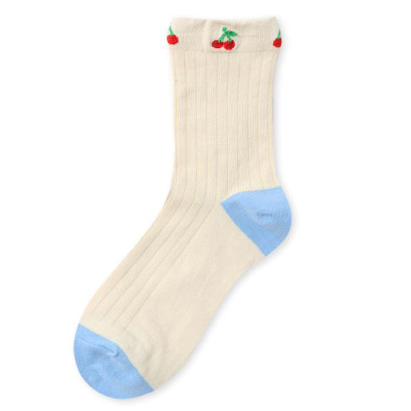 Premium Women’s Fashion Crew Socks with Design Patterns