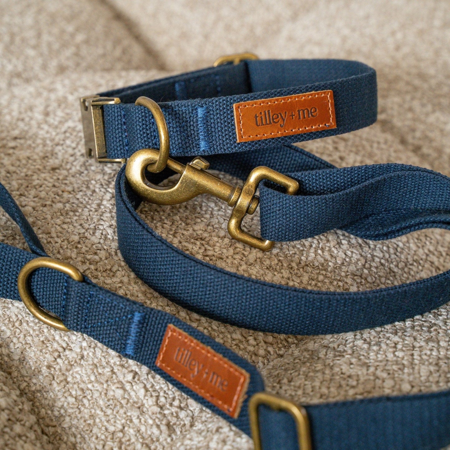 Hemp Cotton Dog Leash - Durable, Sustainable, Adjustable, Lightweight & Soft