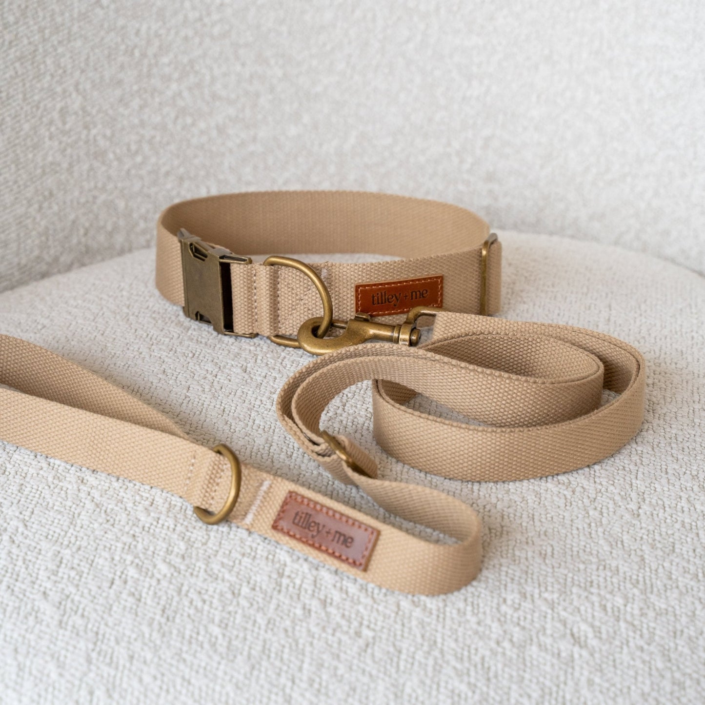 Hemp Cotton Dog Collar - Durable, Sustainable, Adjustable, Lightweight & Soft