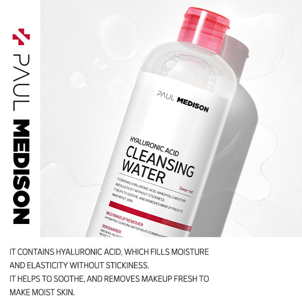 [PAUL MEDISON] Hyaluronic Acid Cleansing Water