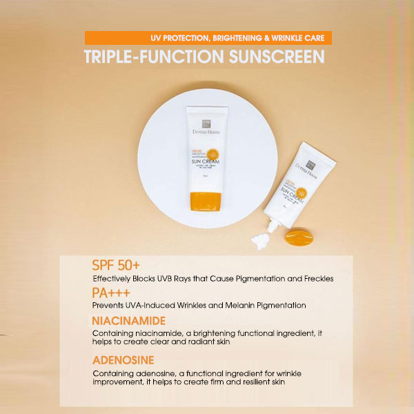 [DERMA HOUSE] MelaStop Whitening Sun Cream SPF50+, PA+++