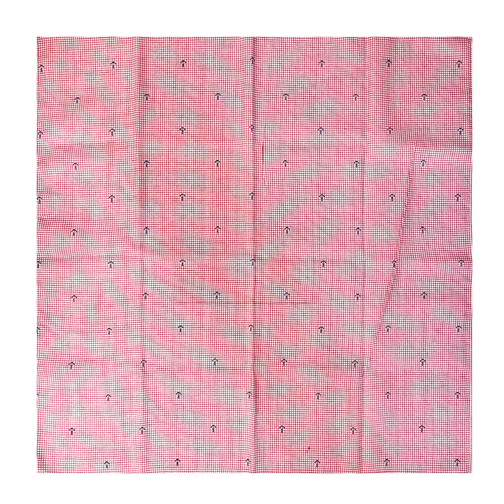 100% Cotton Fashion Square Scarf Made in Korea with Design Pattern