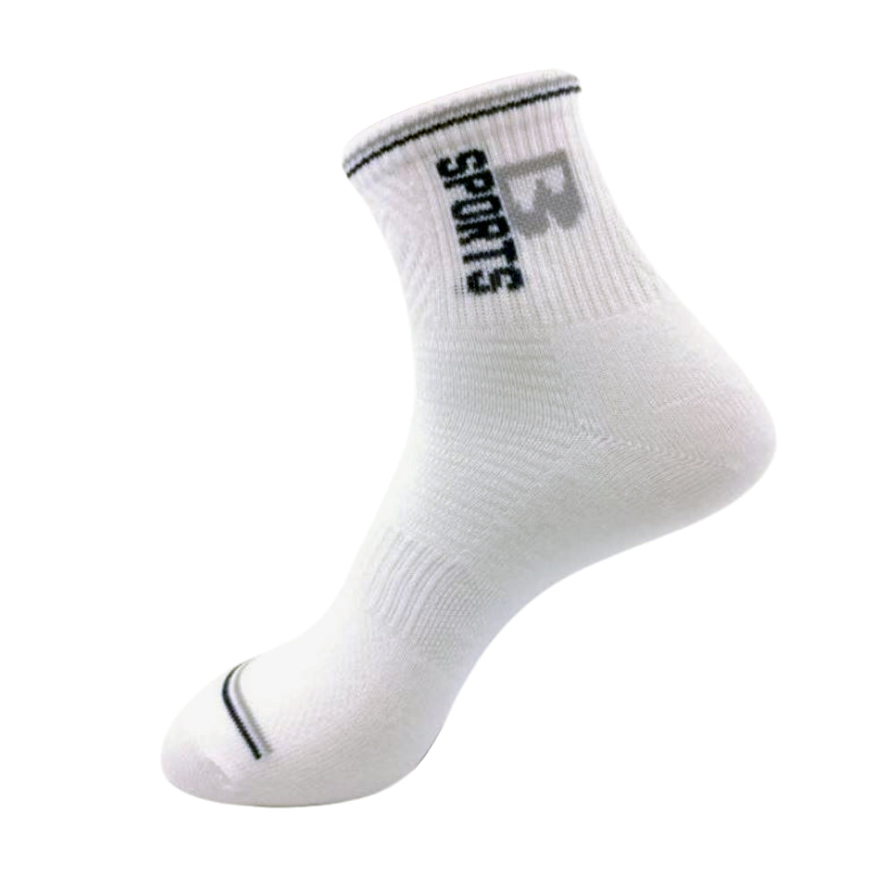 Men's Cotton Athletic Running Ankle Socks with Cushion
