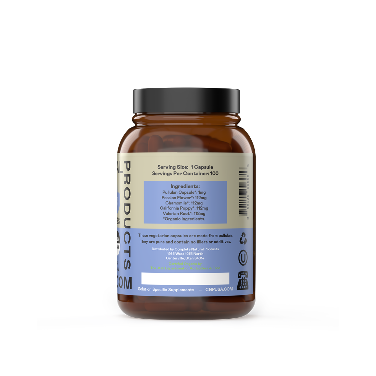 Organic Stress Balance & Calming Capsules