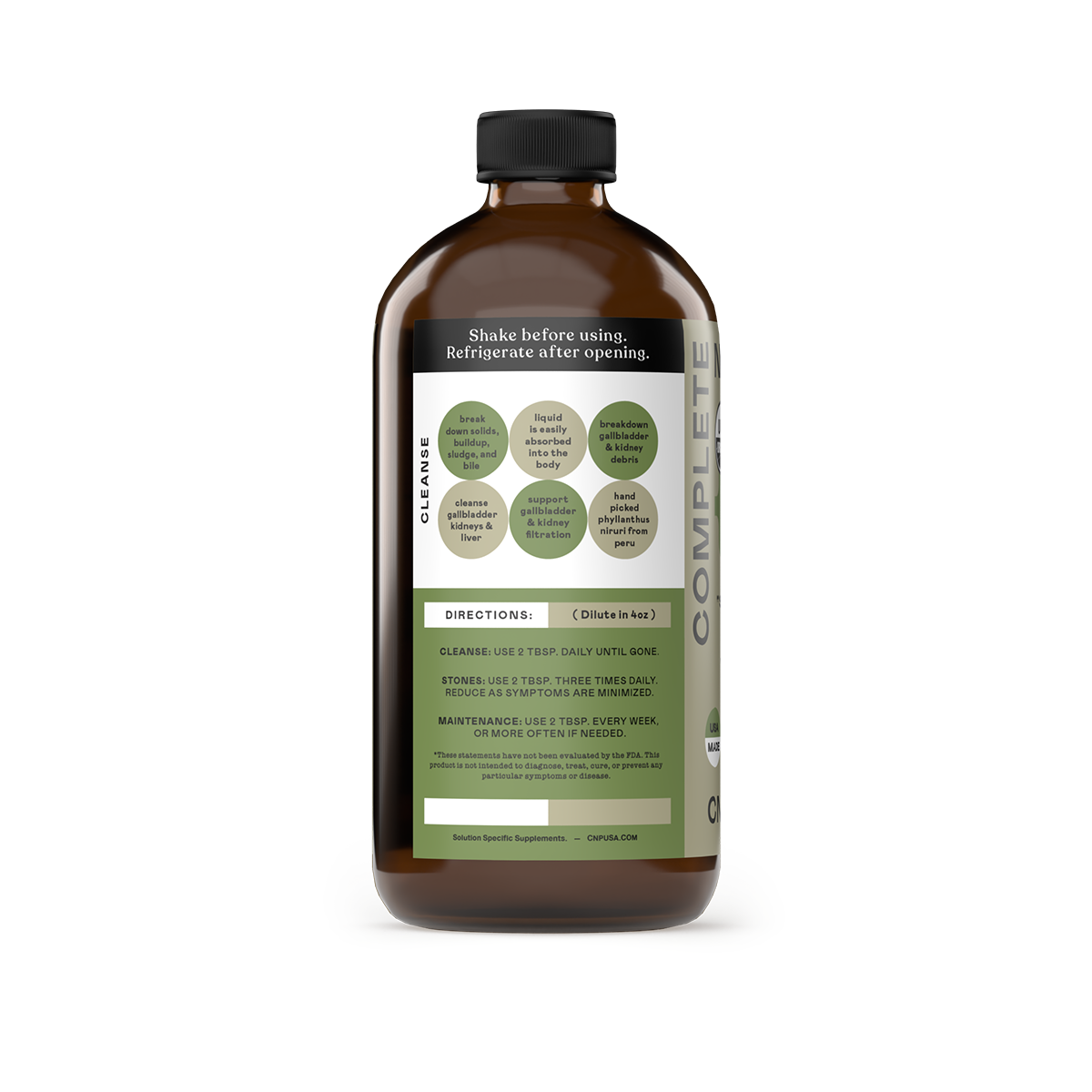 Chanca Piedra Concentrate - 16oz Organic Glass Bottle