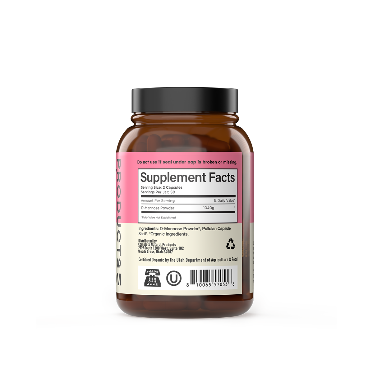 Organic D-Mannose Capsules