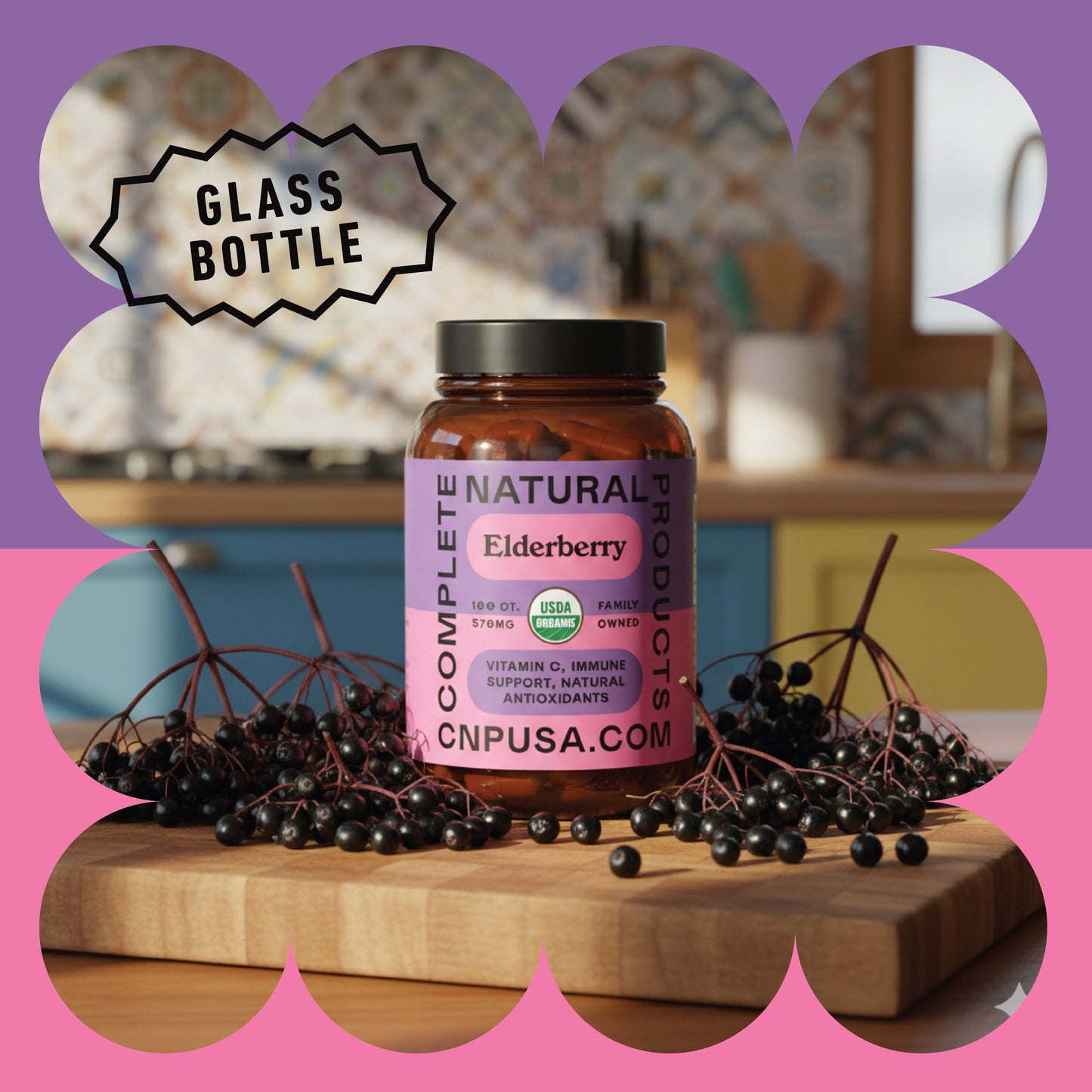 Organic Elderberry Capsules