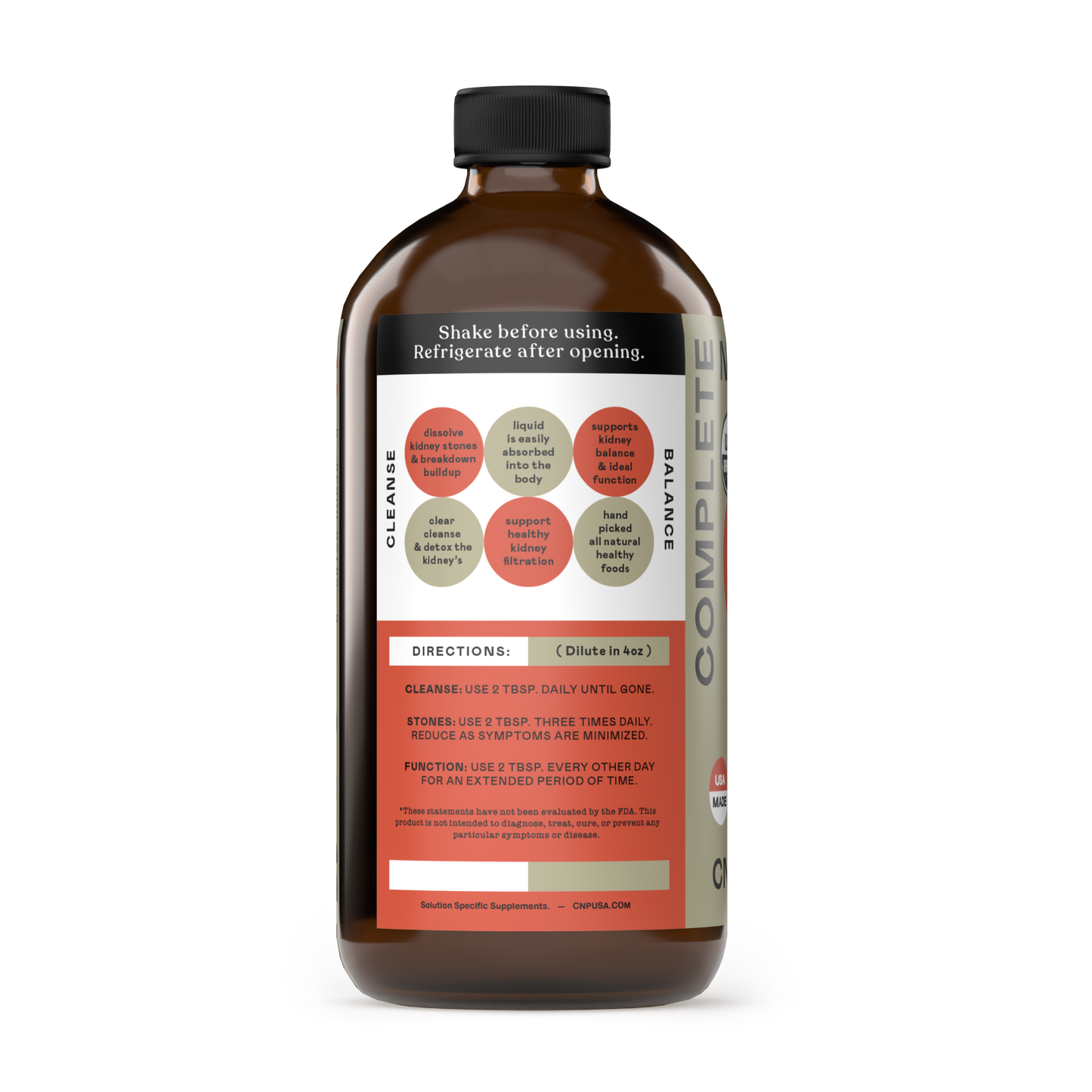 Kidney Complete - 16oz Glass Bottle