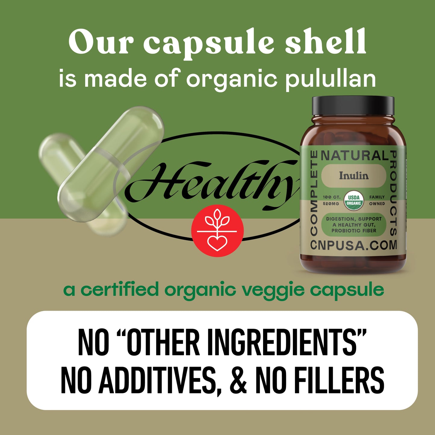 Organic Inulin Capsules