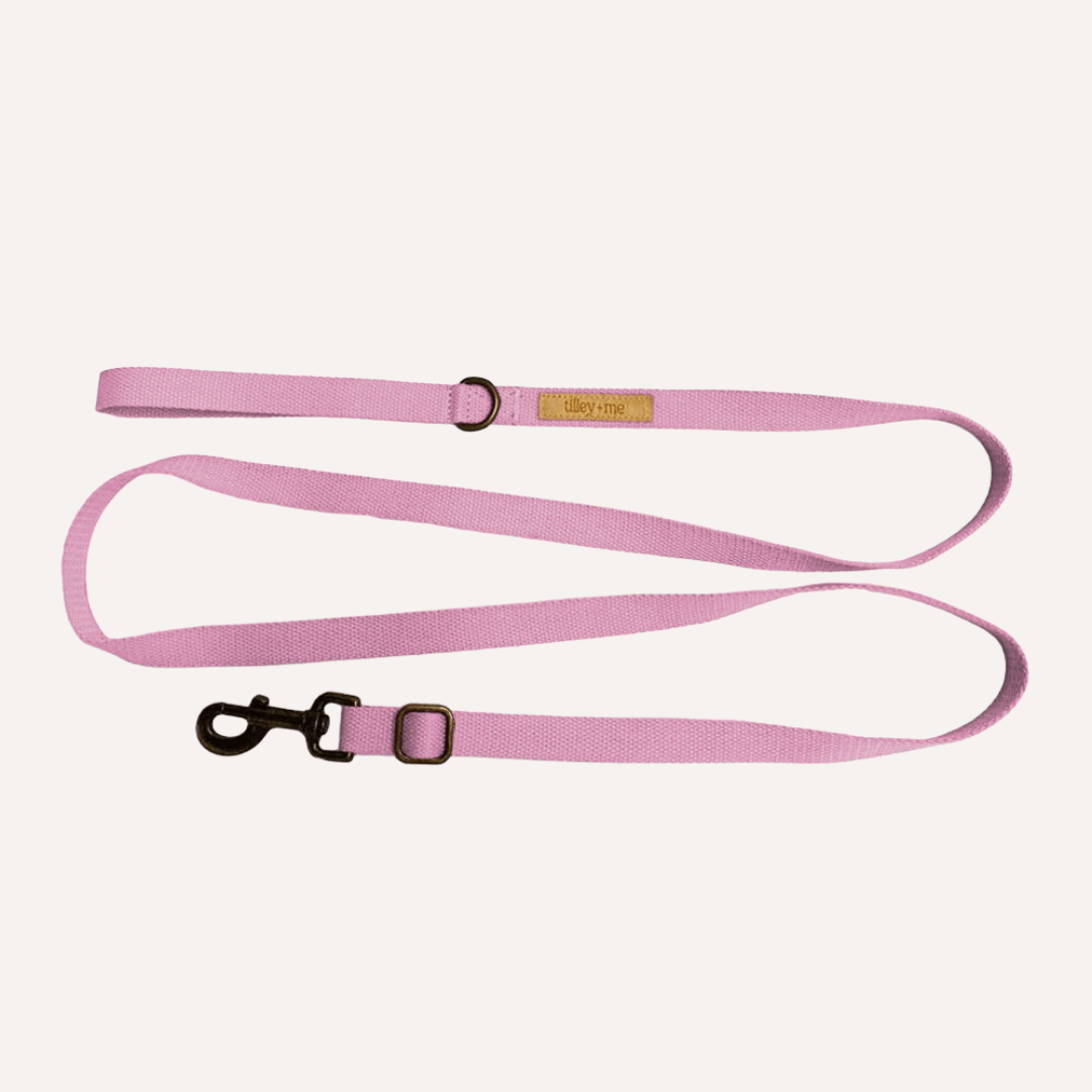 Hemp Cotton Dog Leash - Durable, Sustainable, Adjustable, Lightweight & Soft