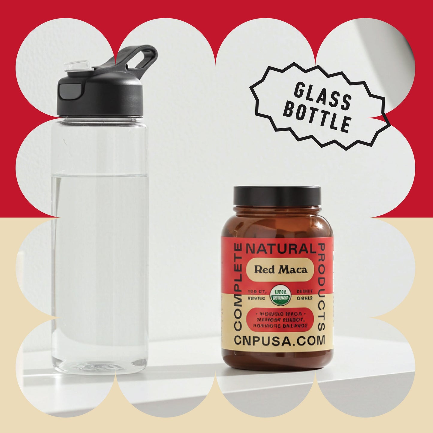 Organic Red Maca Root Capsules