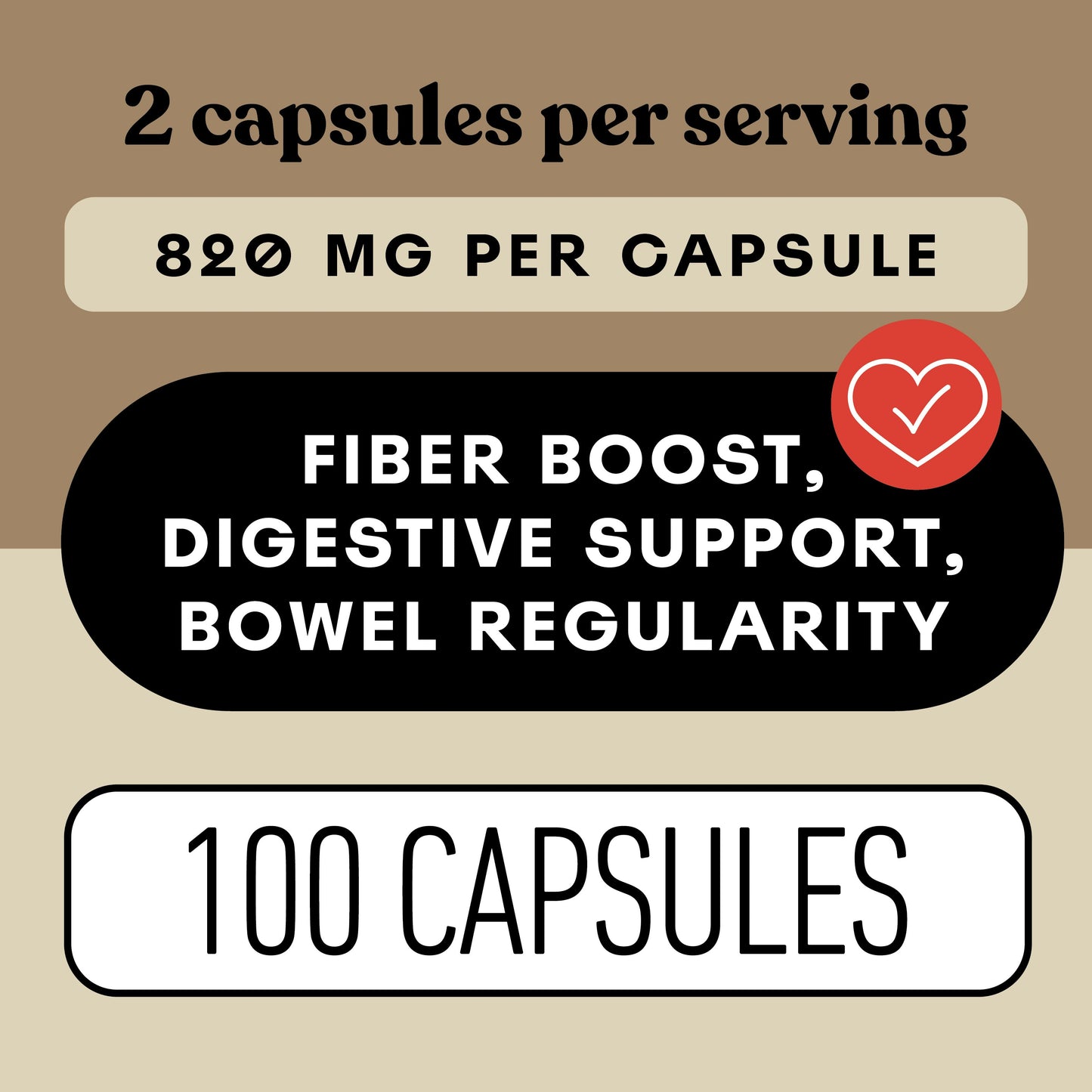 Organic Psyllium Husk Capsules
