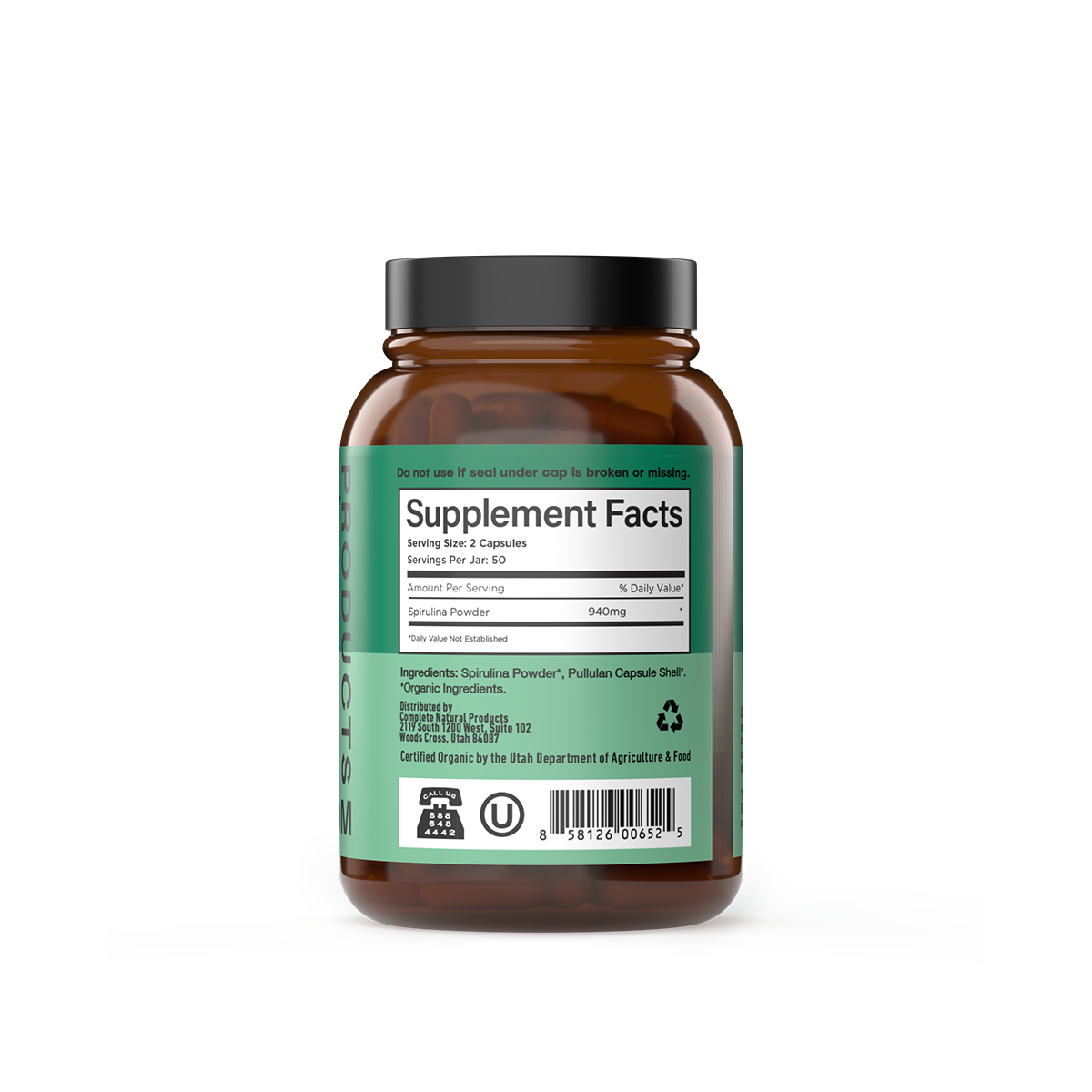 Organic Spirulina Capsules