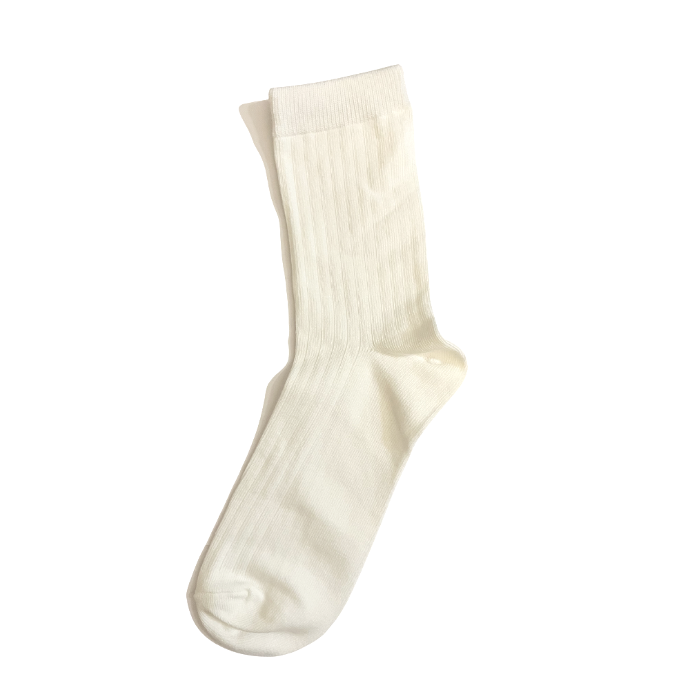 Men's Premium Plain Ribbed Crew Socks