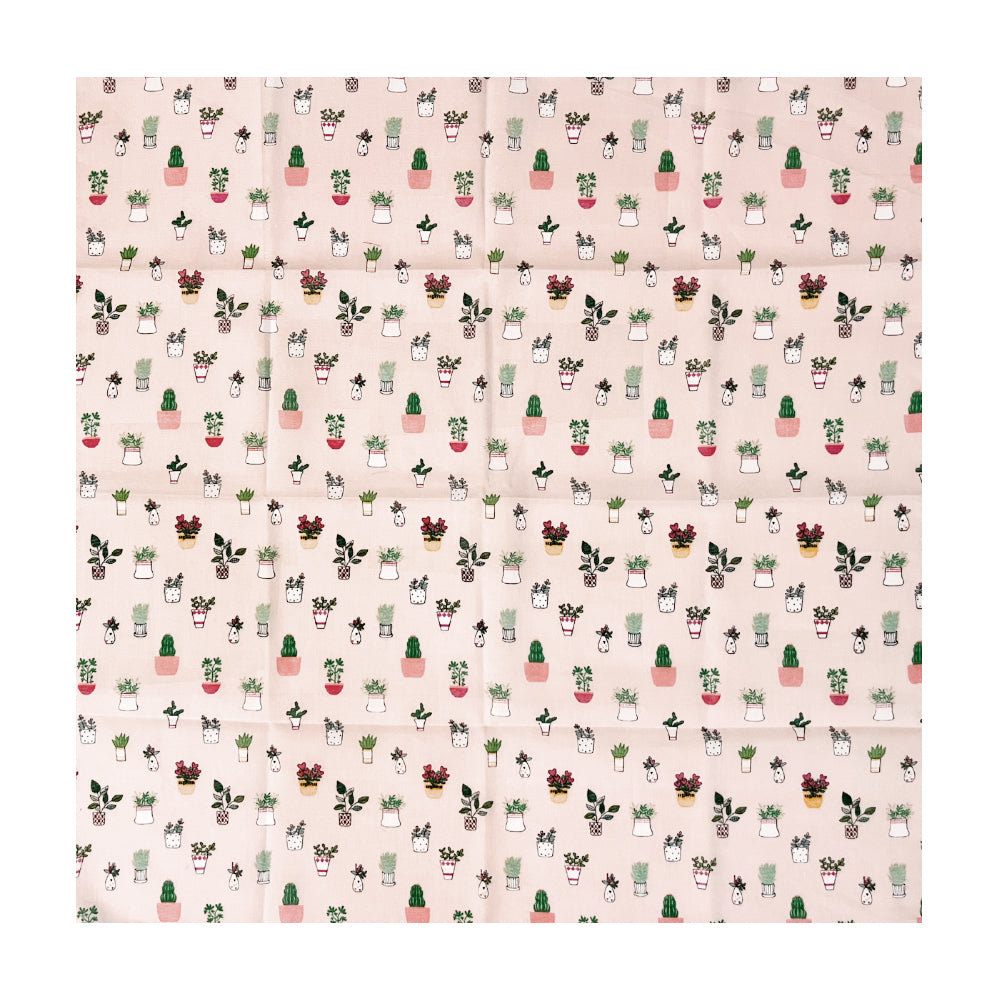 100% Cotton Fashion Square Scarf Made in Korea with Design Pattern