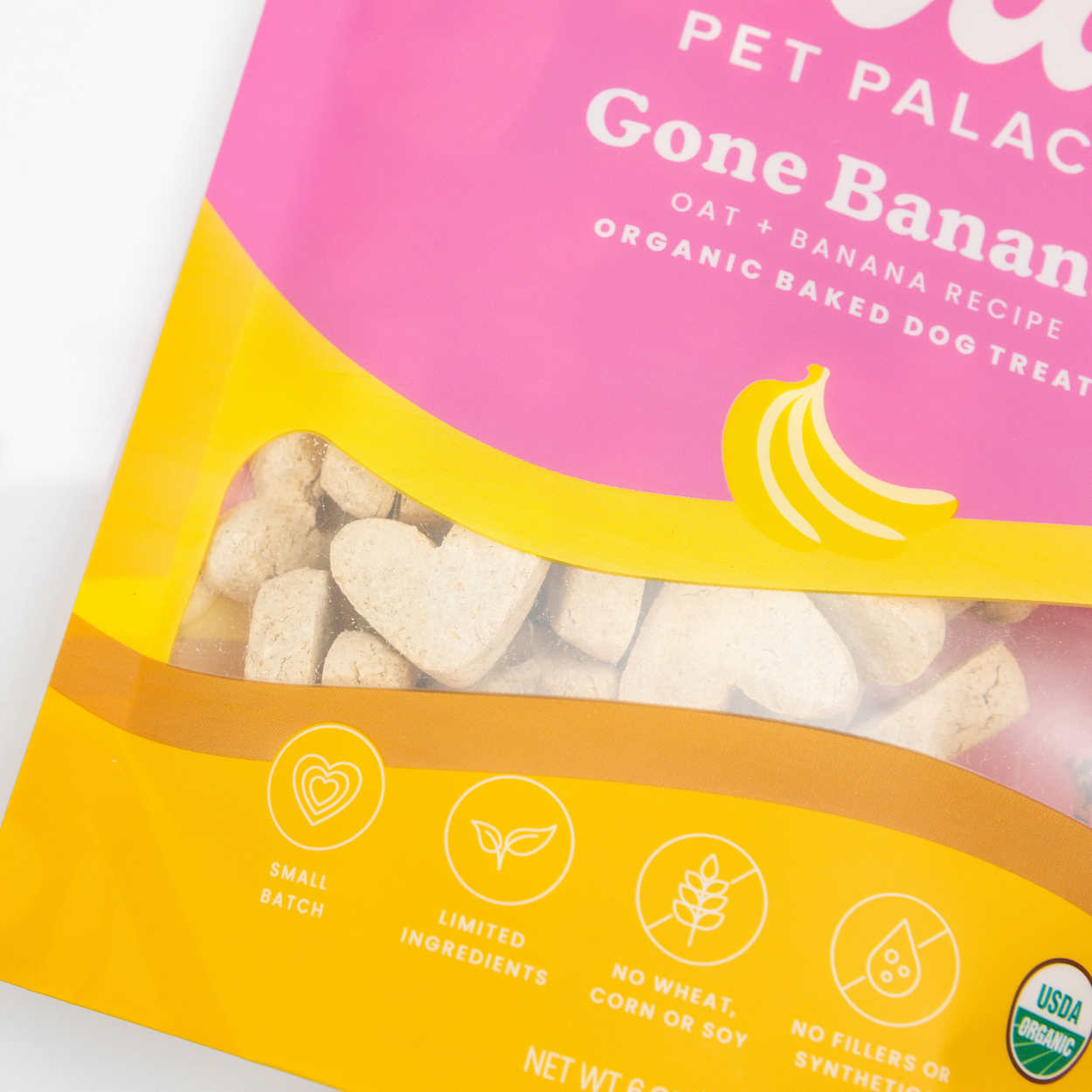 Organic Baked Dog Treats - Gone Bananas