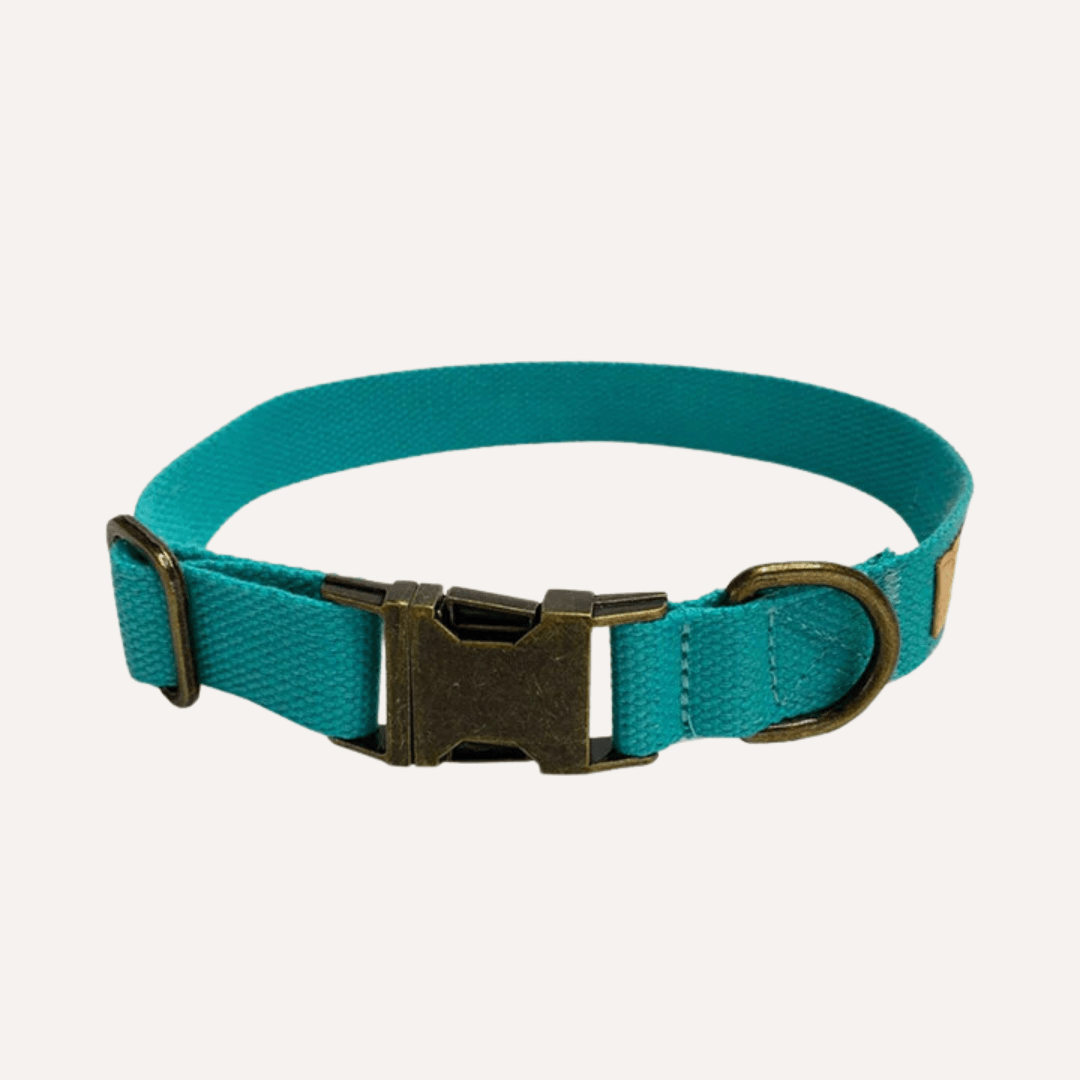Hemp Cotton Dog Collar - Durable, Sustainable, Adjustable, Lightweight & Soft