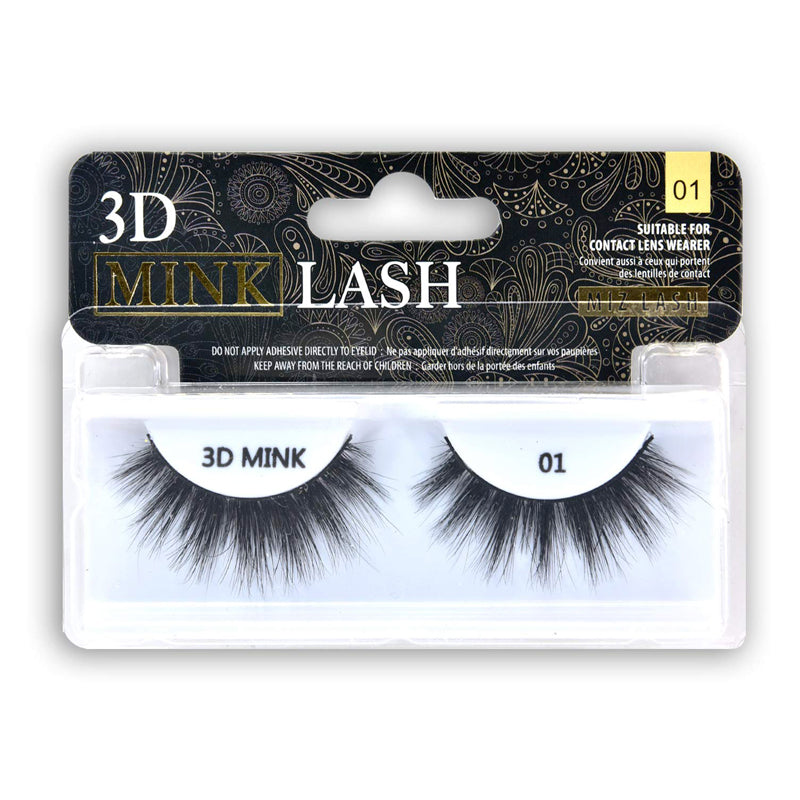 Miz Lash Mink 3D Eyelashes 01