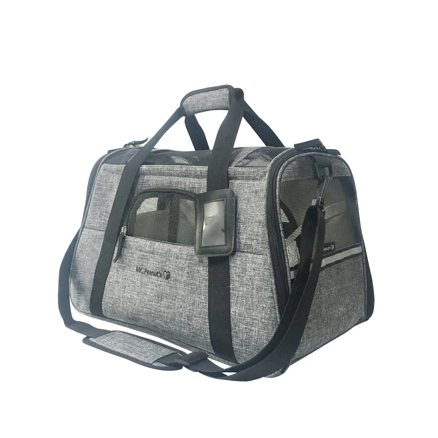 Mr. Peanut's Copper Series Airline Compliant Pet Carrier, Tall Profile Soft Sided Luxury Travel Tote