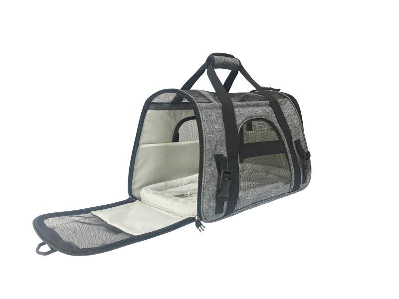 Mr. Peanut's Copper Series Airline Compliant Pet Carrier, Tall Profile Soft Sided Luxury Travel Tote