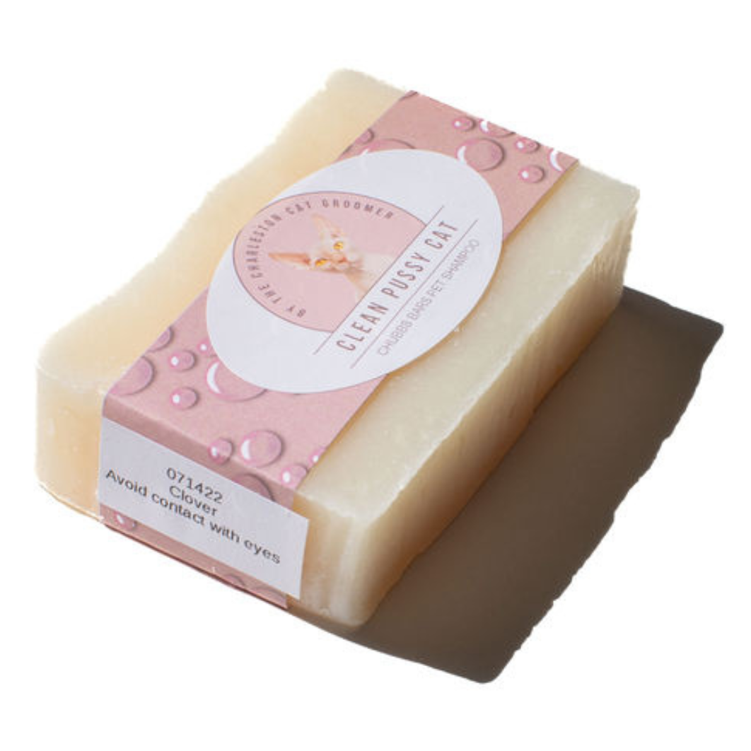 Clean Pussy Cat shampoo bar Aloe & Green Clover