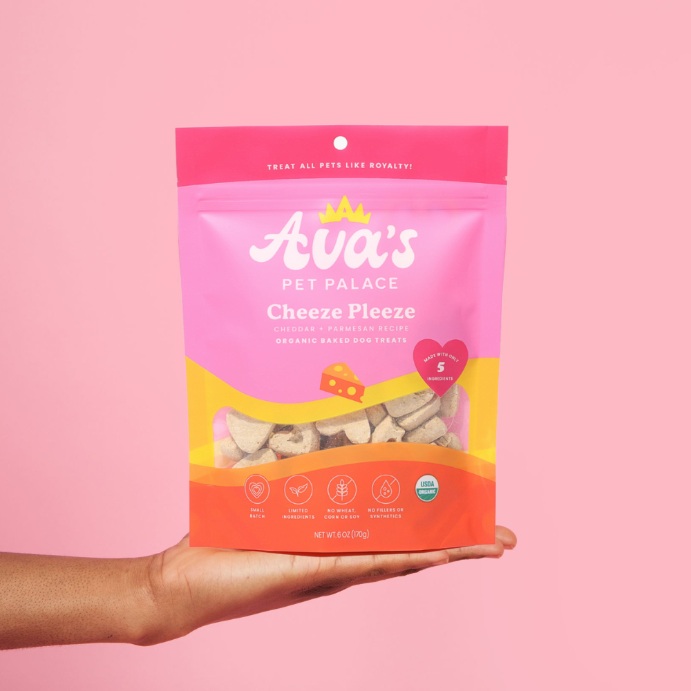 Organic Baked Dog Treats - Cheeze Pleeze