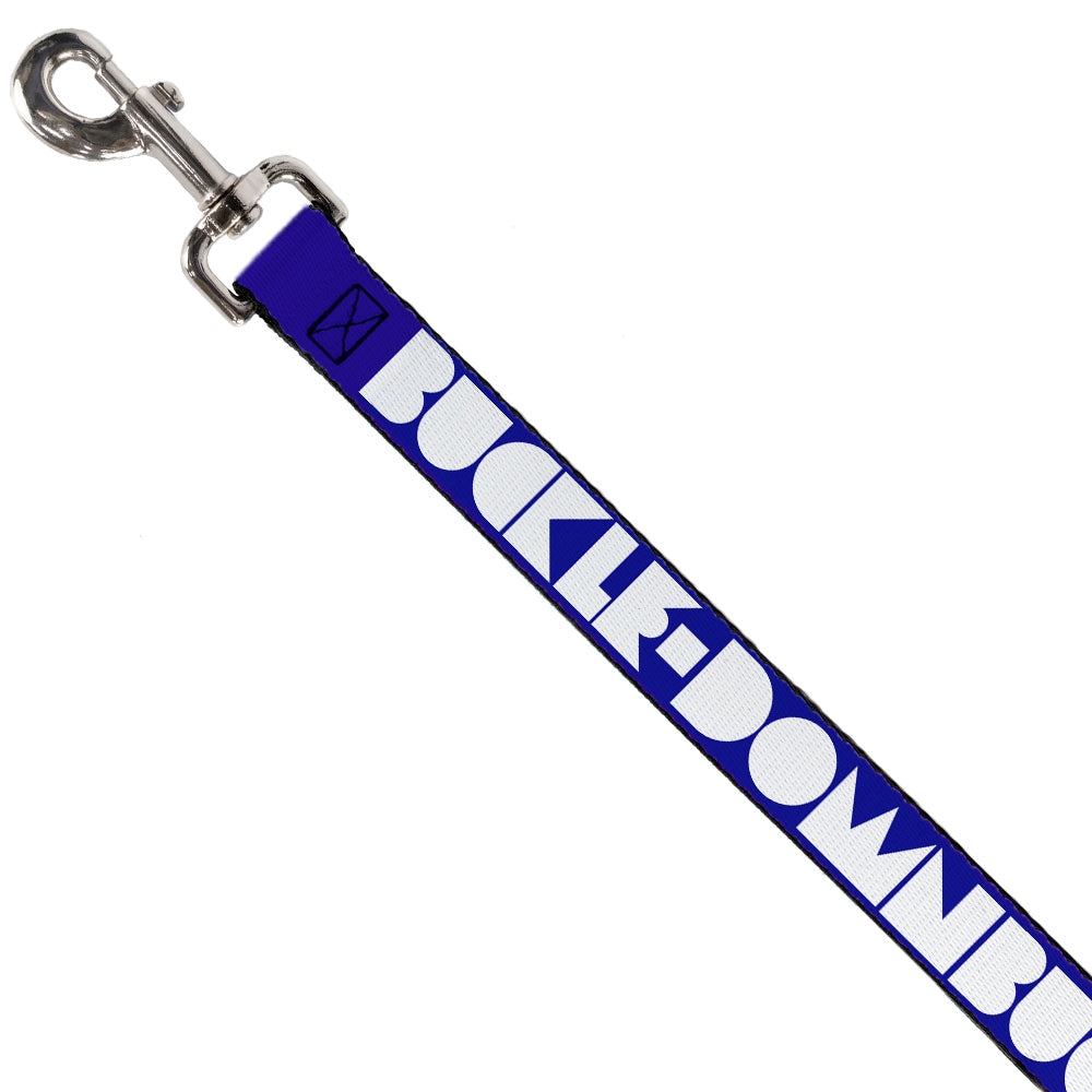 Dog Leash - BUCKLE-DOWN Shapes Blue/White