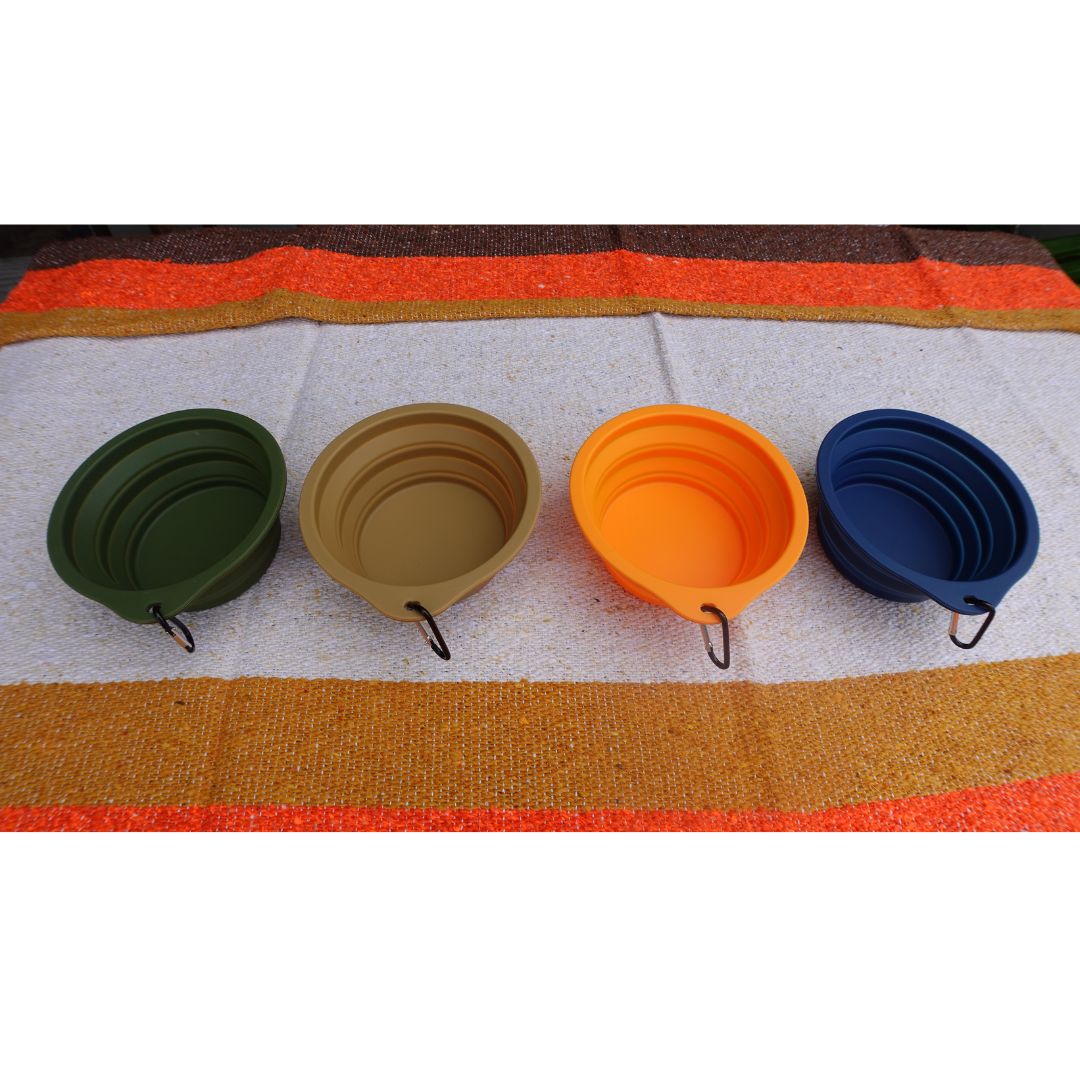 Collapsible Pet Bowl with Clip – Compact, Reusable and Easy to Clean