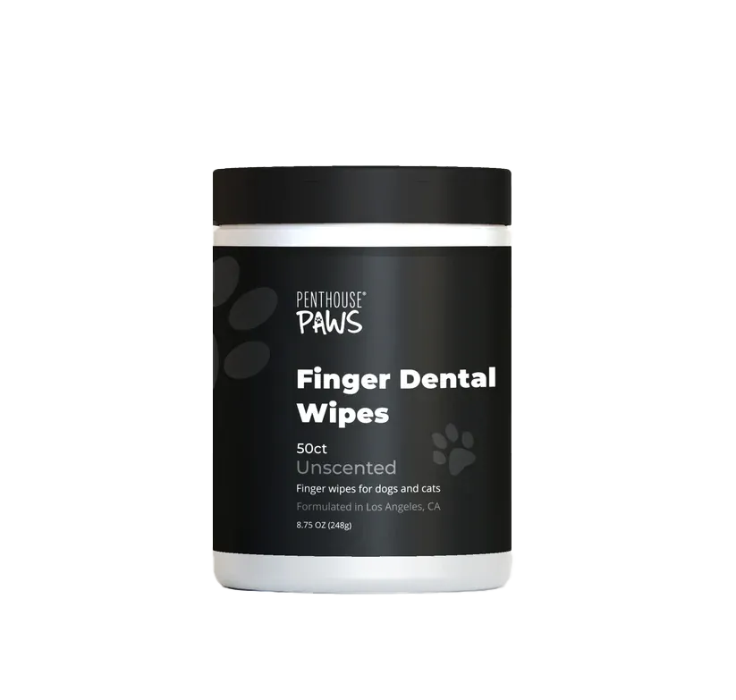 Pet Finger Dental Wipes (50 Count)